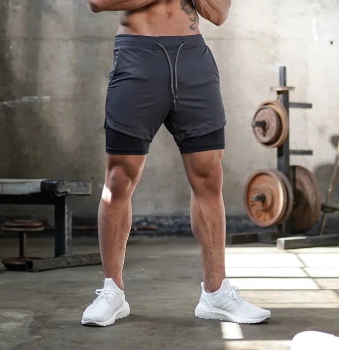 Men’s 2 in 1 Running Shorts