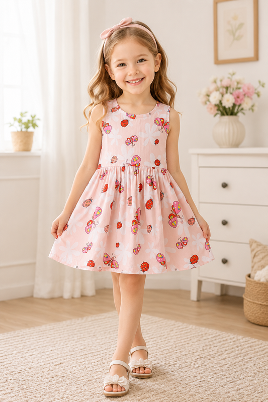 Girls Floral Summer Dress