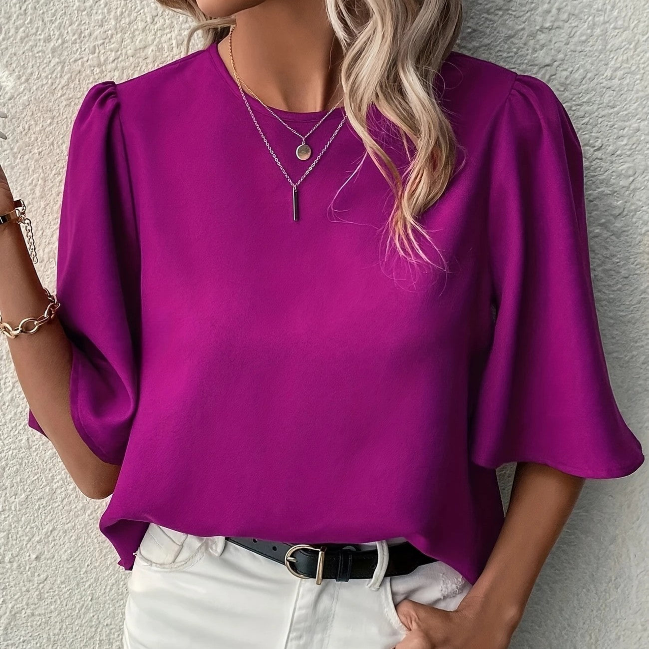 Elegant Women’s Loose Blouse – Casual & Chic Style