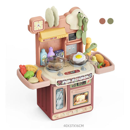 Kids Wooden Kitchen Play Set