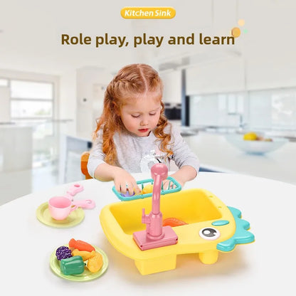 Kids Kitchen Sink Toy Set