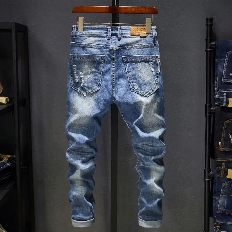 Men’s Slim Fit Ripped Jeans