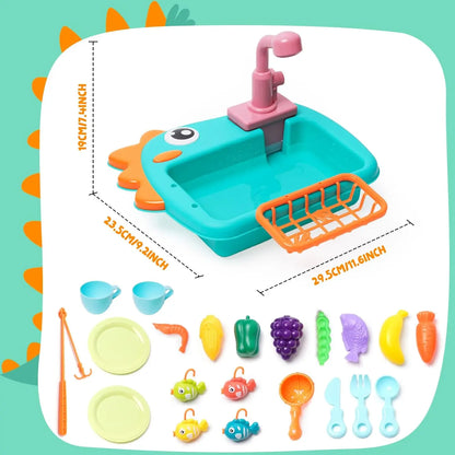 Kids Kitchen Sink Toy Set