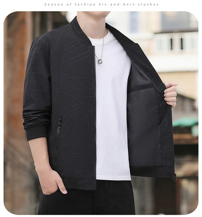 Men’s Casual Baseball Jacket