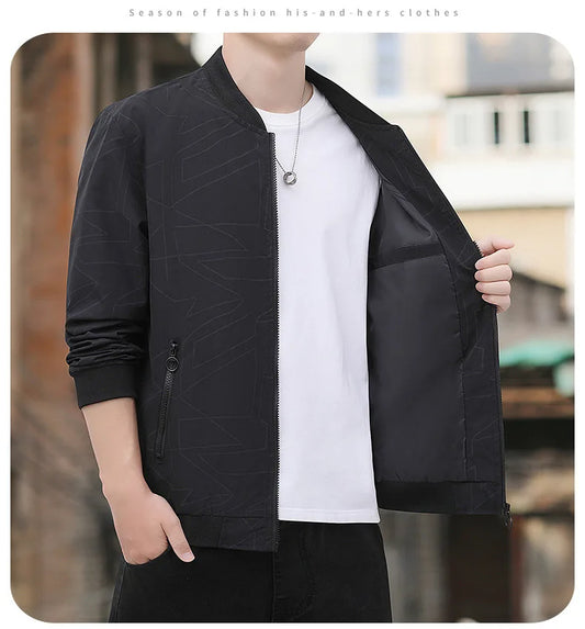 Men’s Casual Baseball Jacket