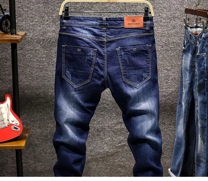 Men’s Slim Fit Ripped Jeans