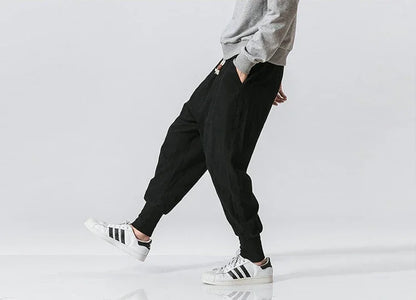 Cotton Linen Harem Pants For Men
