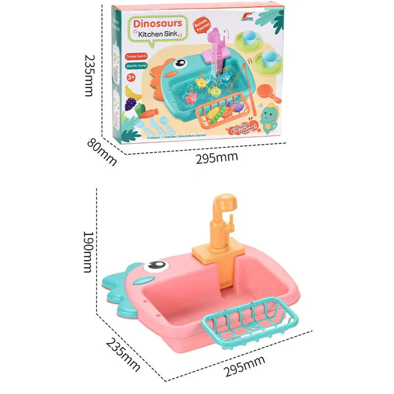 Kids Kitchen Sink Toy Set