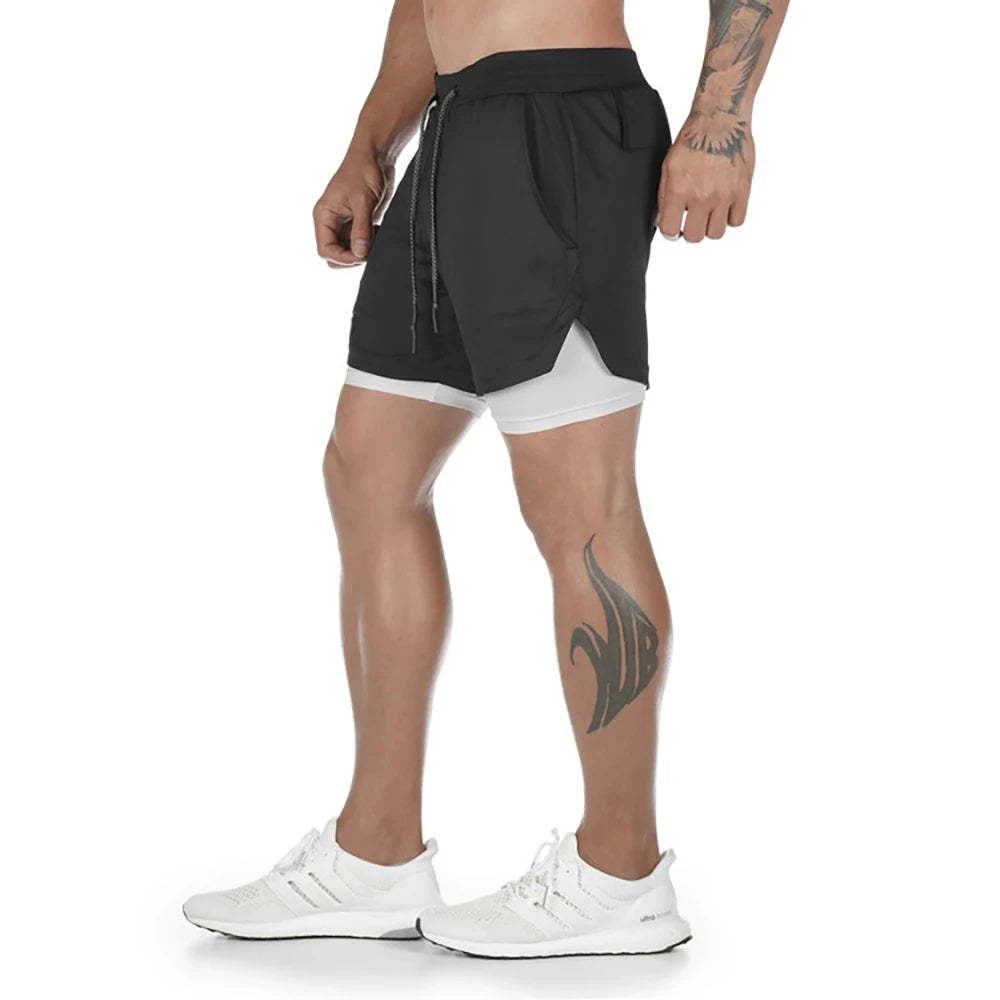 Men’s 2 in 1 Running Shorts