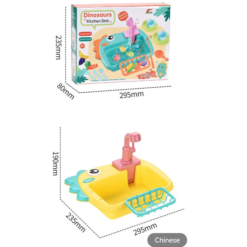 Kids Kitchen Sink Toy Set