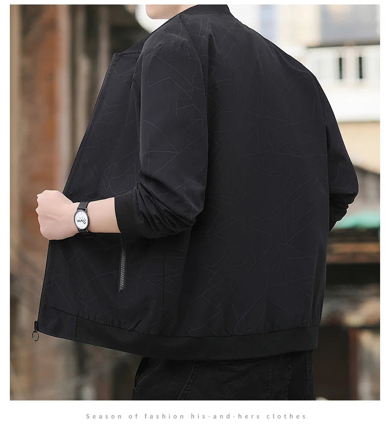 Men’s Casual Baseball Jacket