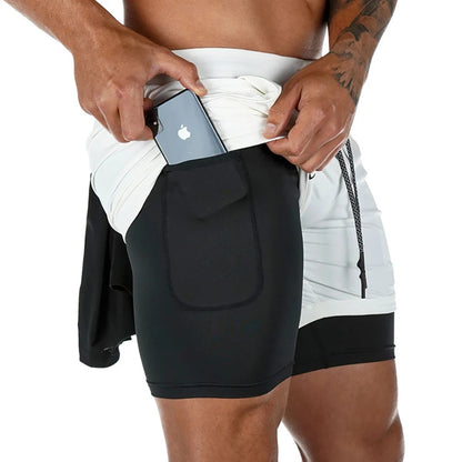 Men’s 2 in 1 Running Shorts