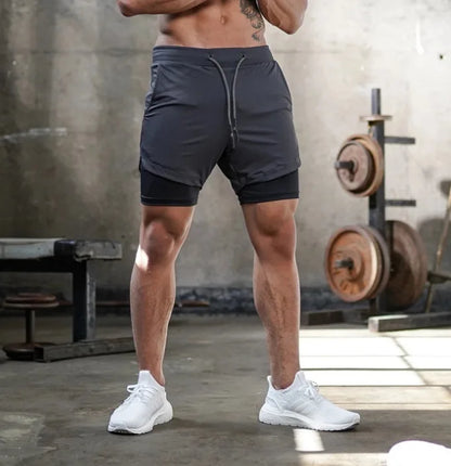 Men’s 2 in 1 Running Shorts