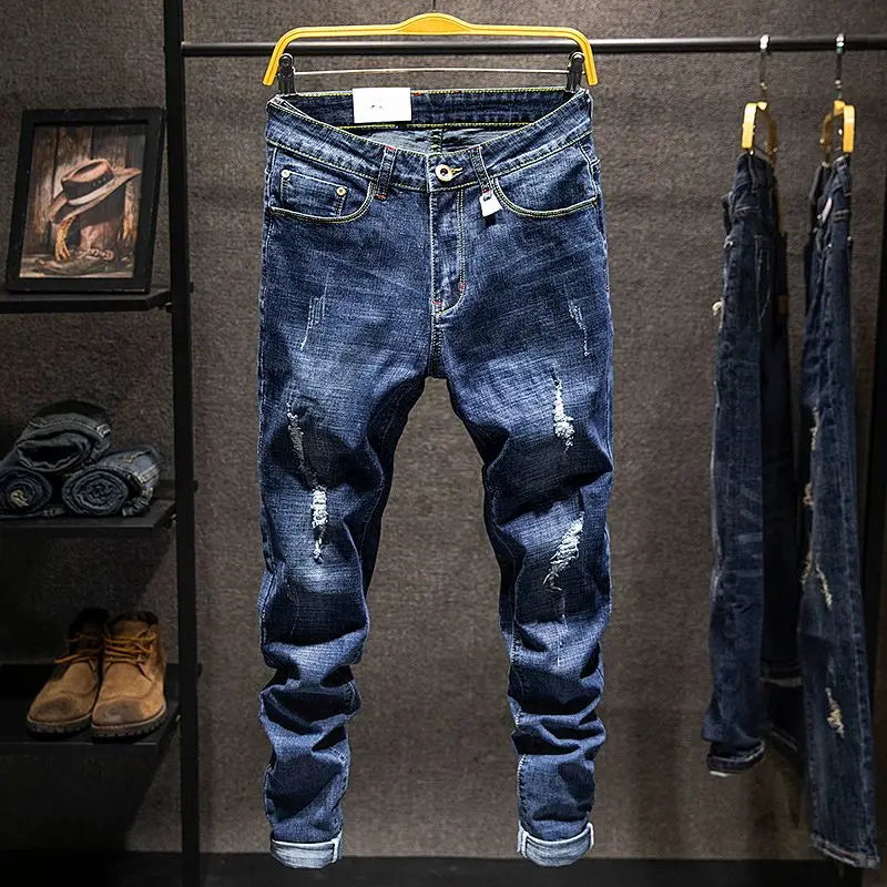 Men’s Slim Fit Ripped Jeans