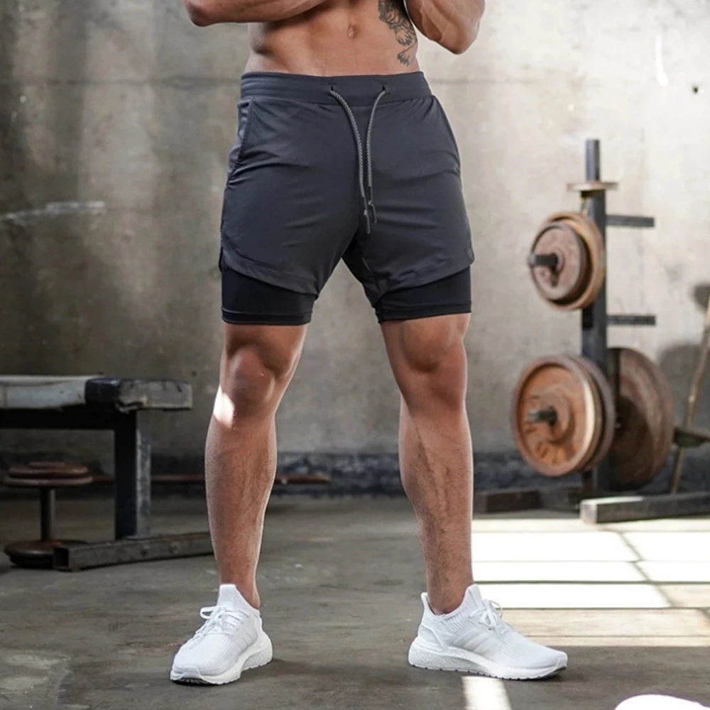 Men’s 2 in 1 Running Shorts