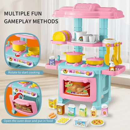 Kids Mini Kitchen Play Set