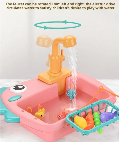 Kids Kitchen Sink Toy Set