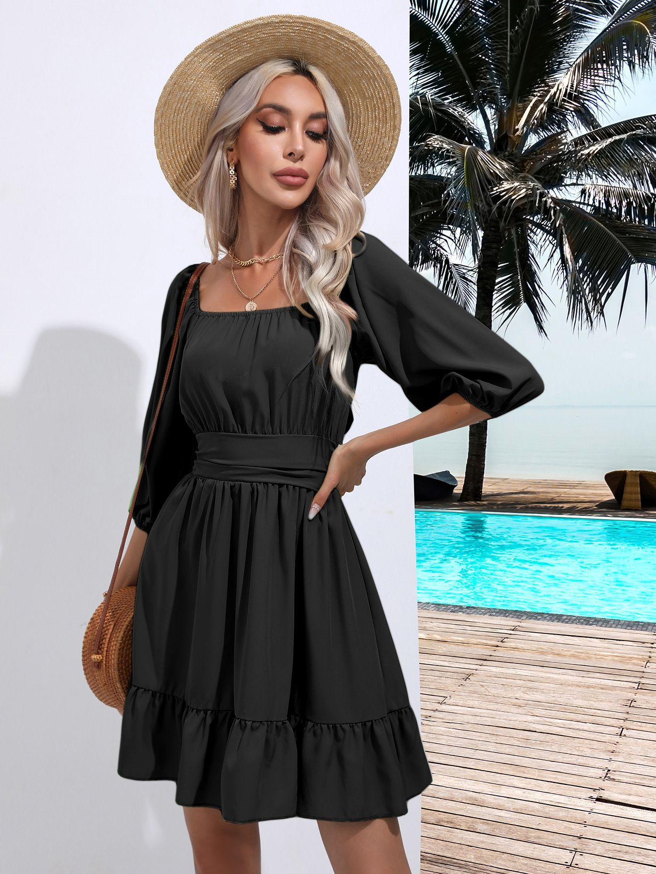 Elegant Summer Lace Dress