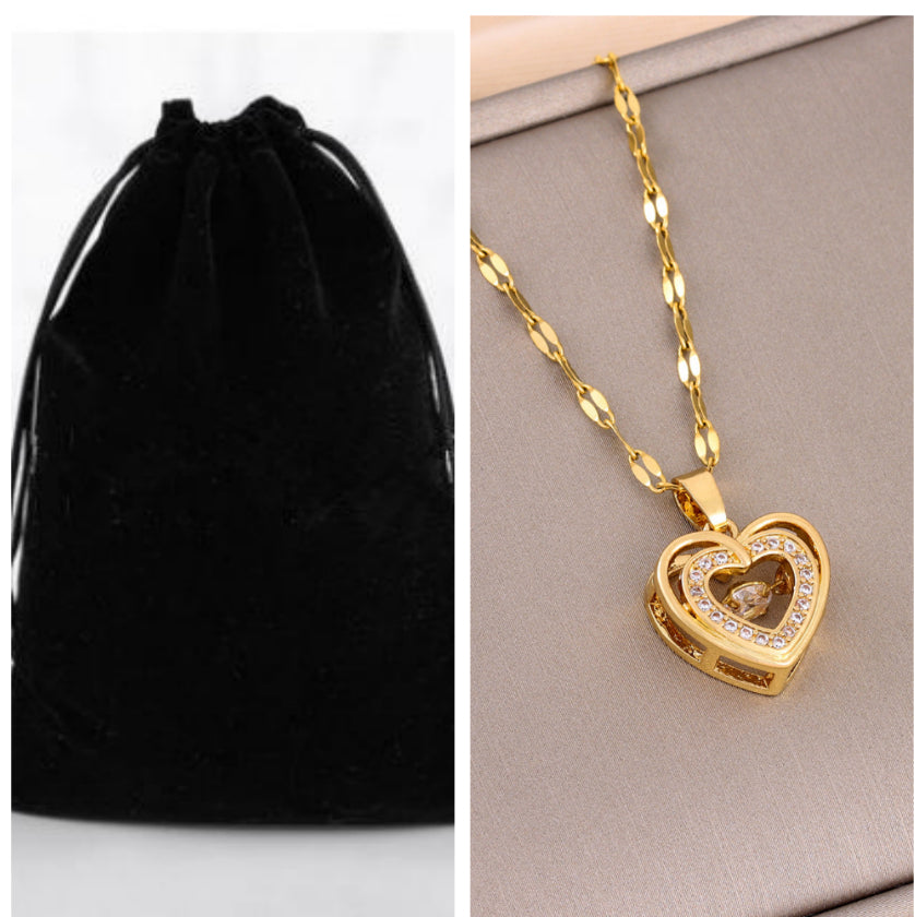 Elegant Double-Layer Heart Necklace ✨