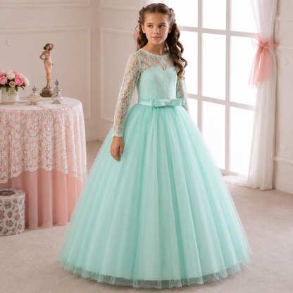 Princess Lace Ball Gown for Girls