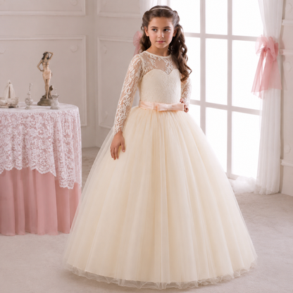 Princess Lace Ball Gown for Girls